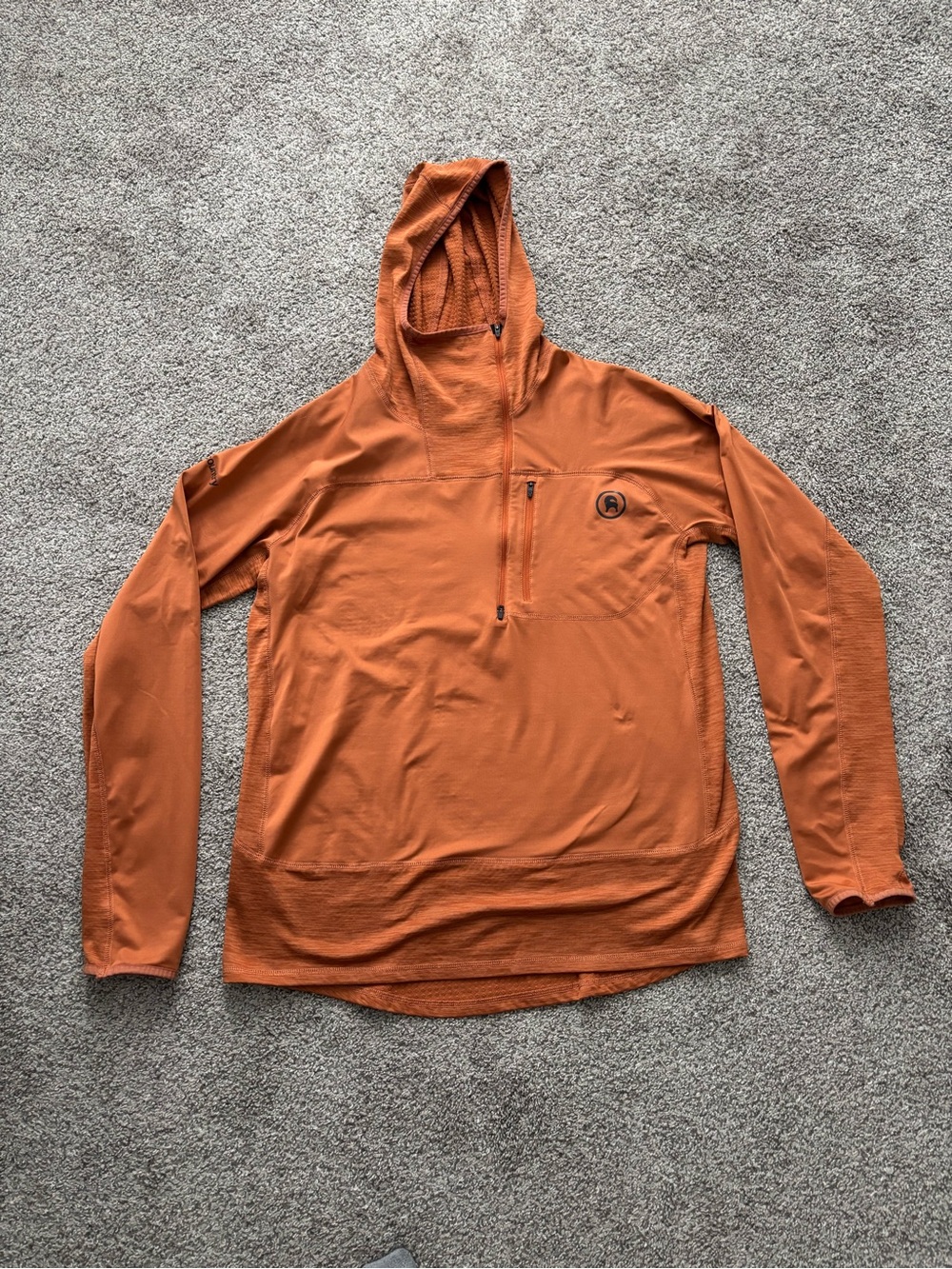 Backcountry Orange Hooded Pullover